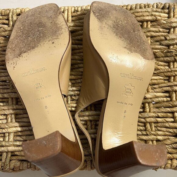 AMALFI Exclusively for Nordstrom, Beige 8B, square heel,slingback pump shoe - Picture 9 of 15
